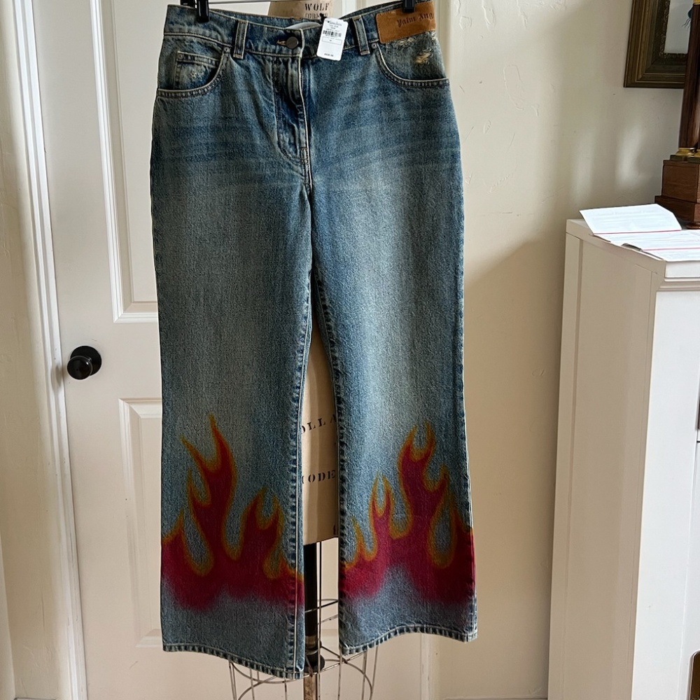 Palm Angels Burning Flame Denim
